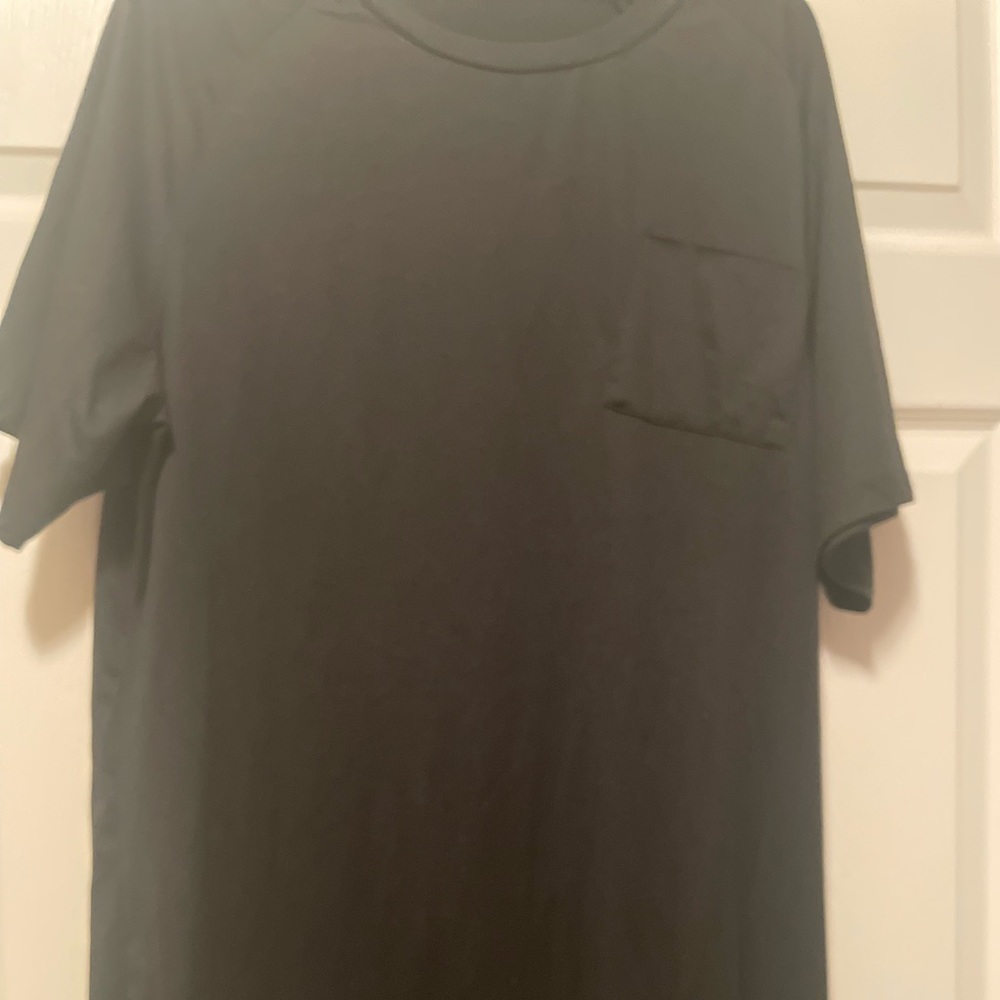 Shein long black T-shirt dress